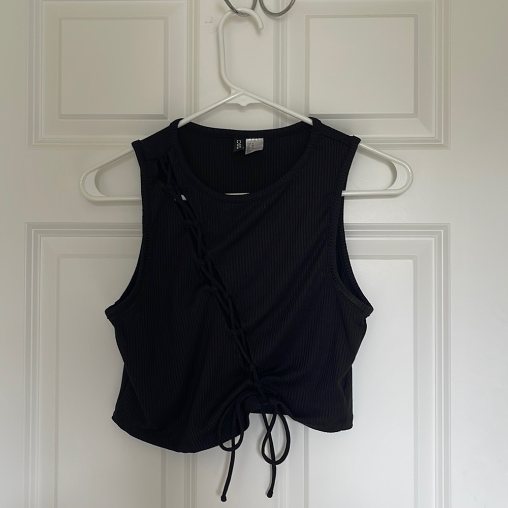 Going out tank top - black